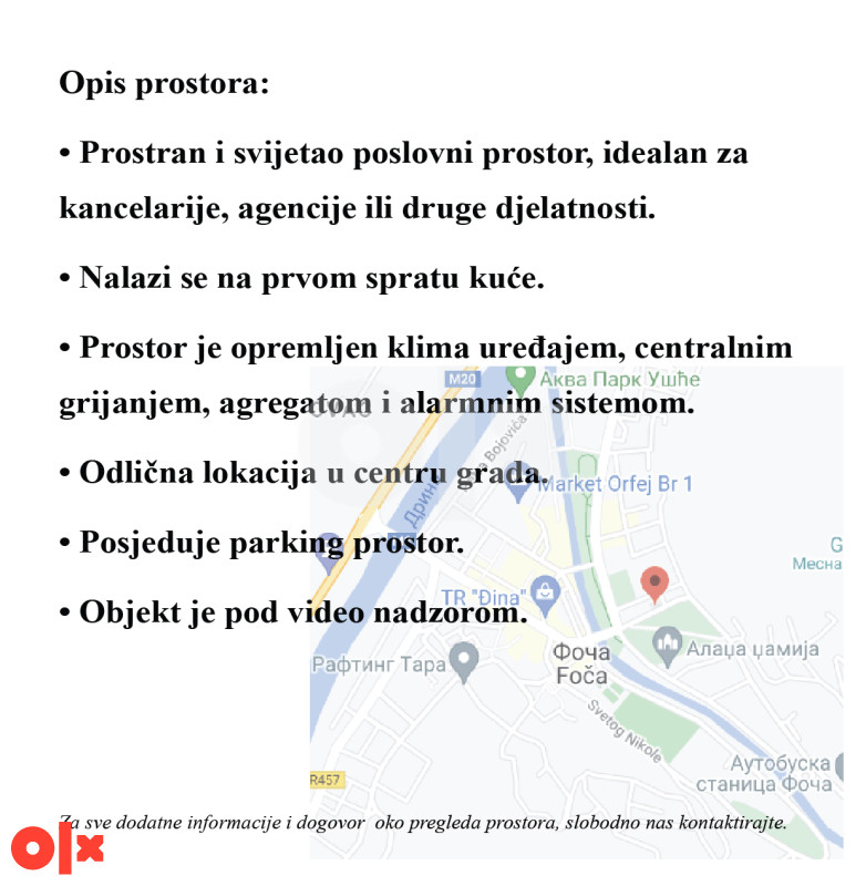 Poslovni prostor Foča, 30 m2 2