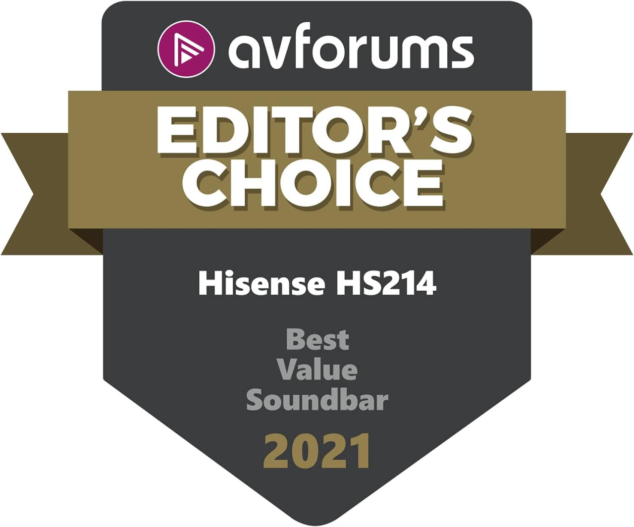 Soundbar 2.1, 108W, Hisense HS214, Bluetooth