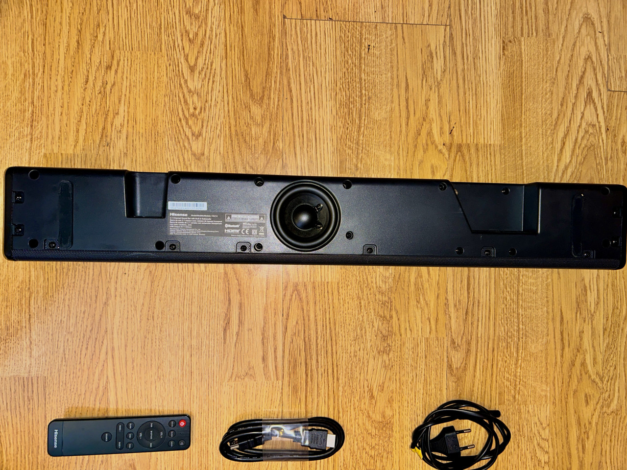 Soundbar 2.1, 108W, Hisense HS214, Bluetooth