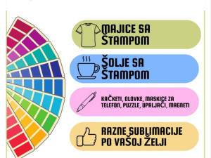 SOLJE SA SLIKOM - NATPISOM REKLAMNE SOLJE