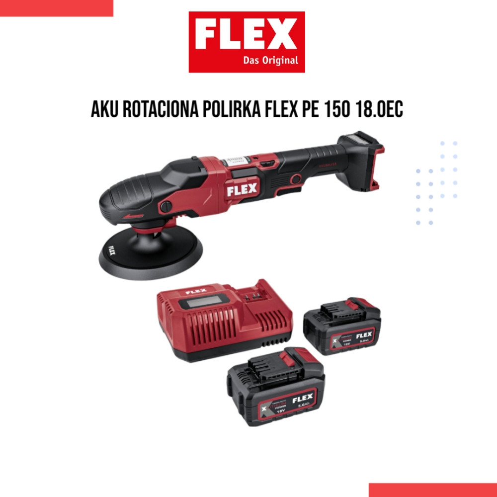 Aku rotaciona polirka FLEX PE 150 18.0 EC 533019