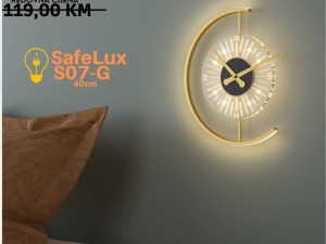 ZIDNA LAMPA SAT SafeLux S07-G Zlatna
