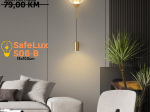 VISILICA LAMPA SafeLux S06-G Zlatna