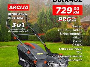 Benzinska 3u1 samohodna kosilica DotX 46Z (NP150)