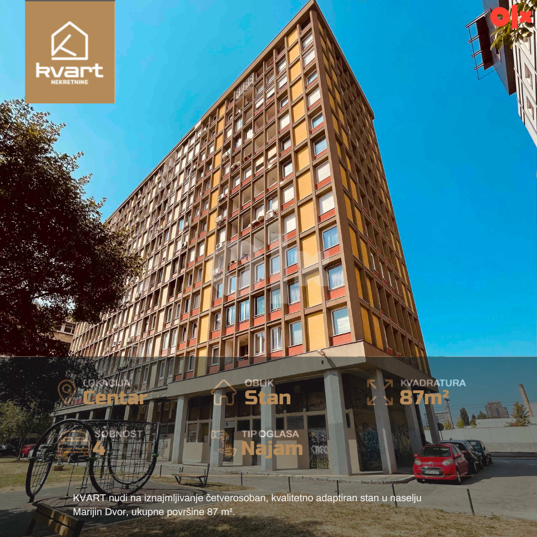 Stan Sarajevo - Centar 87m2 | Kvart Nekretnine