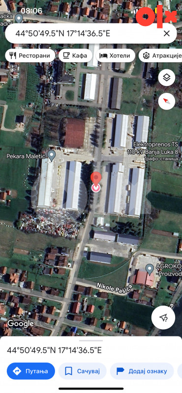 Iznajmljujem plac - parking  TRN - LAKTAŠI