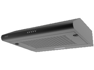 Napa TORNADO 60 cm, protok 200 m3/h, 38W, crna