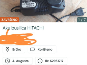 Hitachi aku