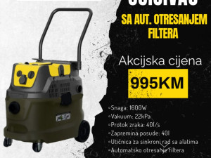 Usisivač sa automatskim otresanjem filtera PROWORK TOOLS