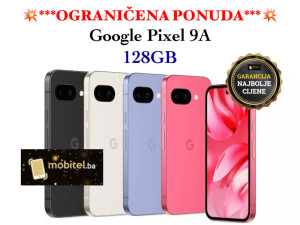 Google Pixel 9A 9 A Obsidian i Porcelain Dual Sim NOVO