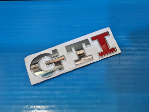 Znak natpis GTI