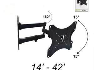 Nosač zidni tv led lcd zglobni 14-42 inch