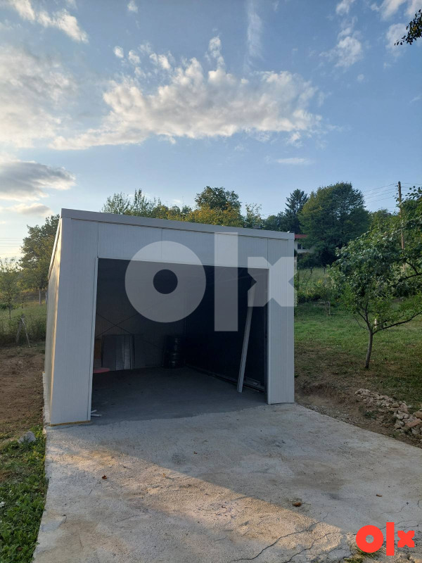 Garaža montažna 24m2 od lima  ili panela po naručbi 2