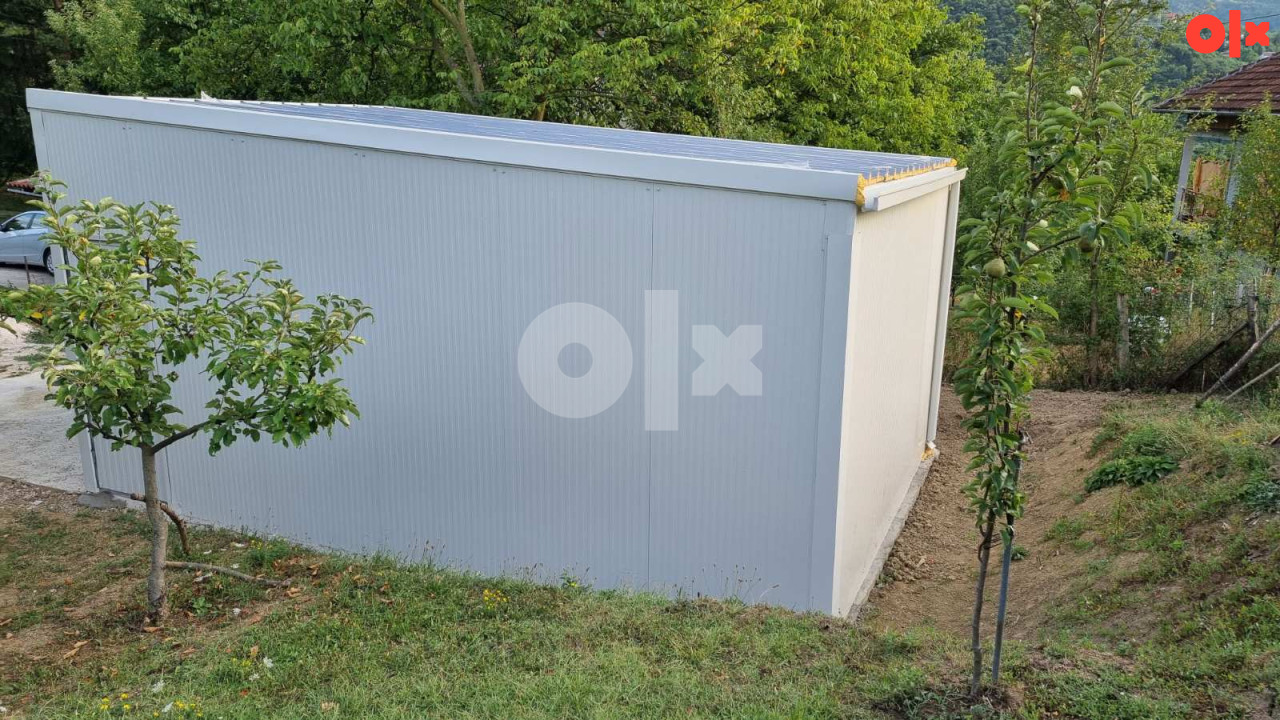 Garaža montažna 24m2 od lima  ili panela po naručbi 5
