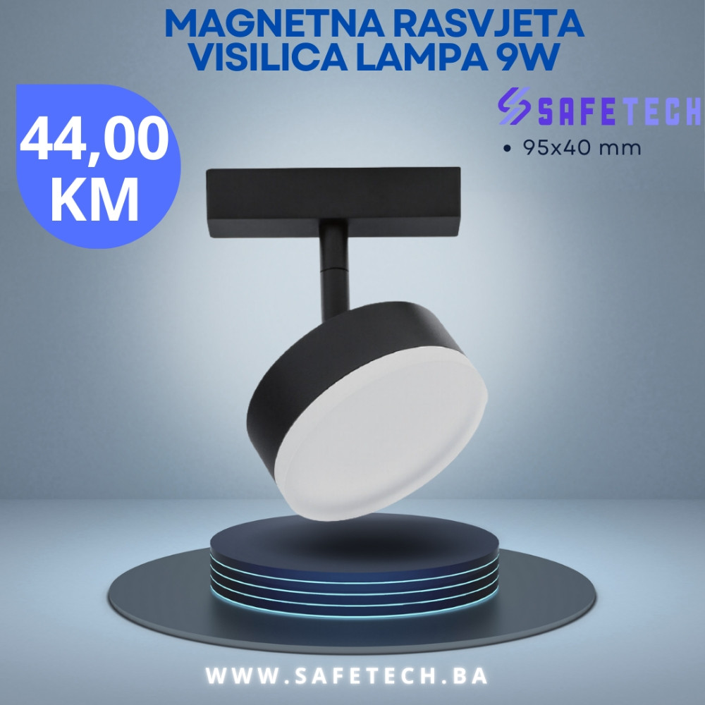 MAGNETNA ŠINSKA RASVJETA - Visilica lampa 9W