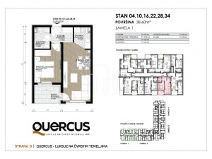 Stanovi sa jednom spavaćom QUERCUS Dobrinja IV photo 4