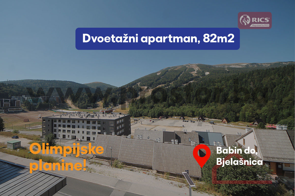 PROSTOR prodaje: Dvoetažni apartman sa lođom