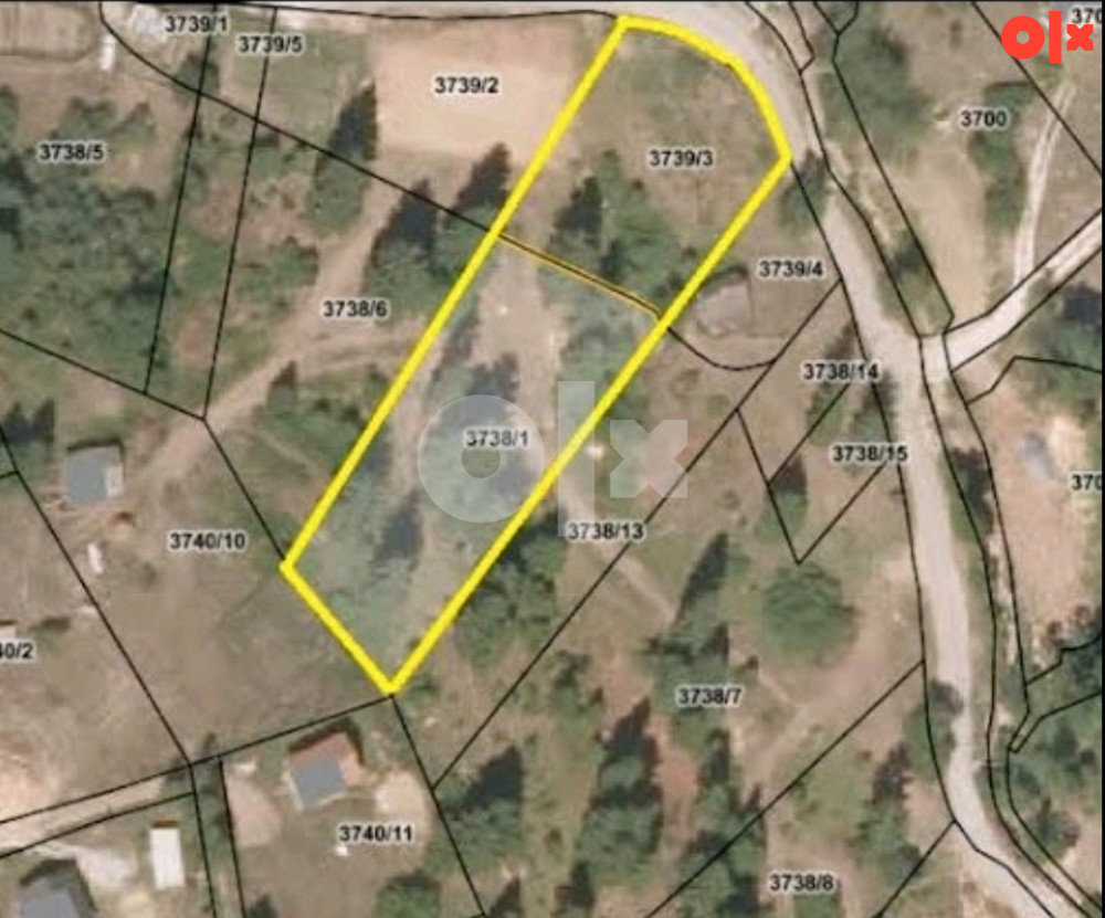 Zemljište ravna planina pale
