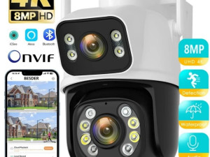 Nadzorna video kamera duplo dvije kamere u jednoj vodootporna