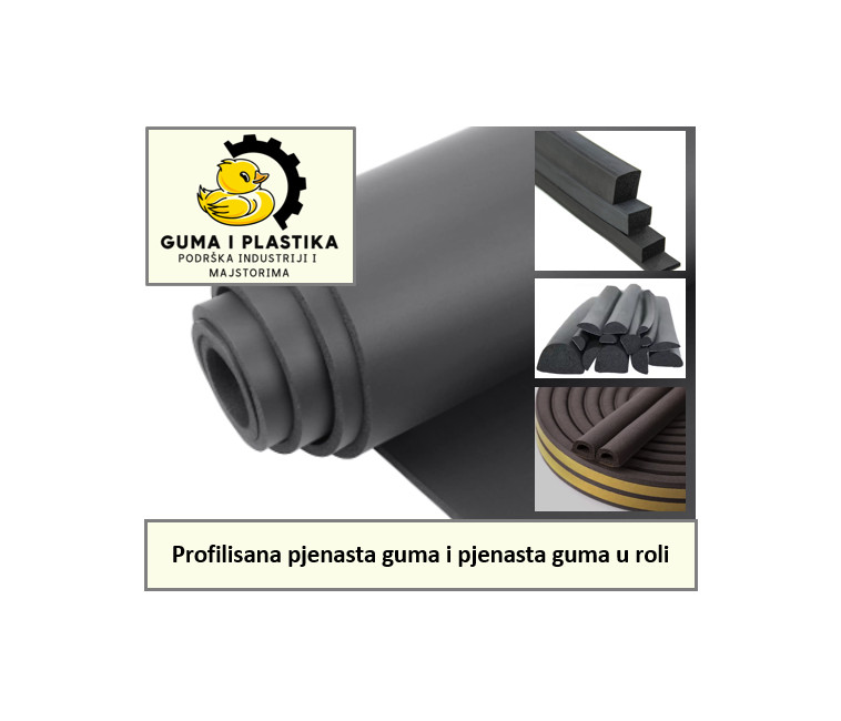 Tehnička guma u roli rolni NBR EPDM SBR NR Silikon Viton Neopren