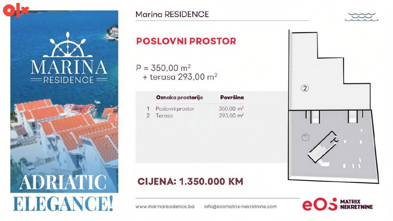 EOS / Commercial Space / Neum / 350 m2