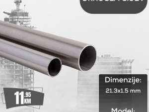 Okrugla Cijev 21.3x1.5 mm