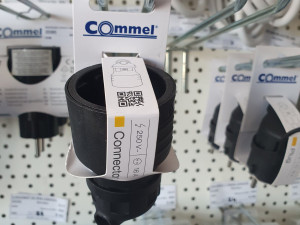 commel natikač šuko  16a 250v