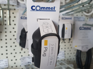 commel utikač šuko 16a 250v