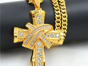 Privjesak krst sa lancicem