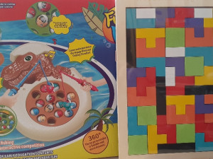 Dinosaurus ribe pecanje i edukativna igrcka