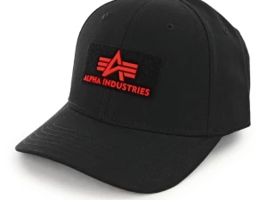 Kapa, ALPHA IND. Cap VLC II black/red