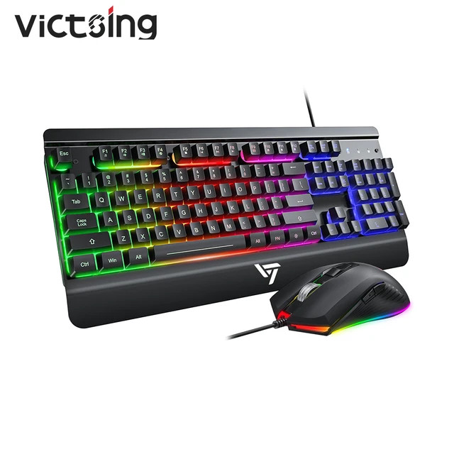 VicTsing PC279 gaming tastatura i miš set, metalna
