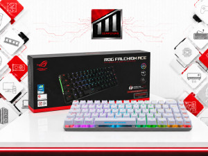 ASUS ROG Falchion Ace White 65% RGB NX Red