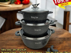 Set serpe granit Konig Line 3/1