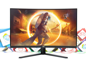 Gaming monitor AOC CQ32G4VE 32'' QHD 180Hz zakrivljeni DOPER
