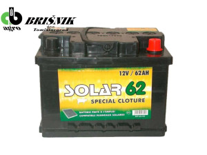 Baterija/akumulator Special Cloture SOLAR 62 12 V 62 Ah