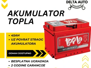 Akumulator TOPLA 45AH Delta Auto Doo