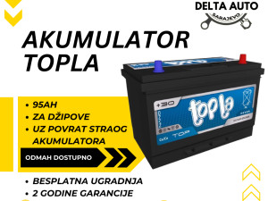 Akumulator TOPLA 95AH Delta Auto Doo