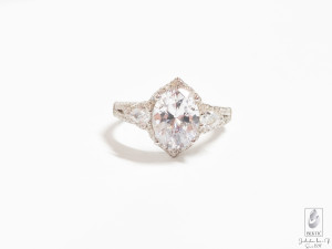 Prsten vjerenicki zarucnicki srebro 925 srebreni zenski