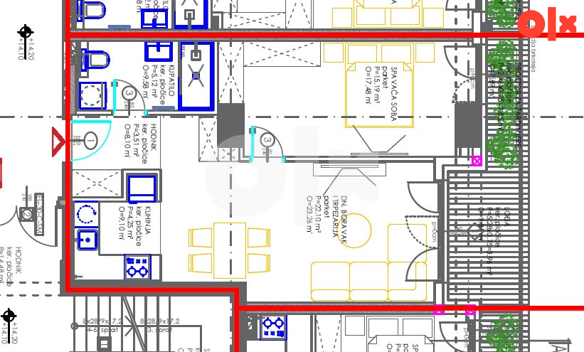 Dvosoban stan 54m2 Palata Centar Banja Luka 5