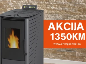 Peći na pelet AKCIJA 6kW-18kW šporeti Kamini