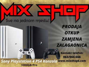 SONY PLAYSTATION 4 PS4 PRO 1000GB *Kao Novo*Garancija* 1TB 1 TB