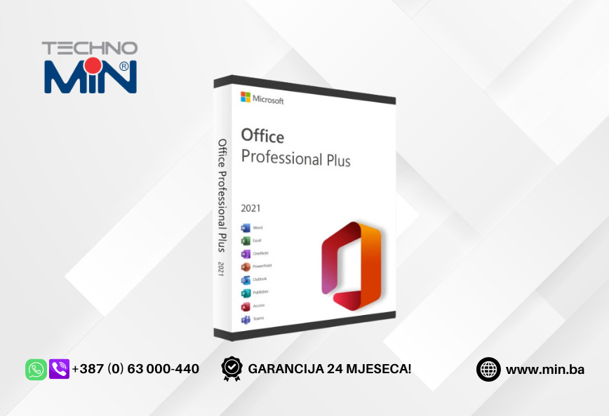 Microsoft Office Pro Plus 2021,Jednokratna kupovina PC,Digital