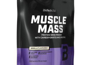 BIOTECHUSA MUSCLE MASS 1KG - VANILIJA