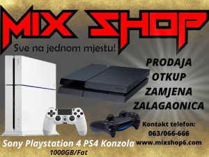 SONY PLAYSTATION 4 PS4 FAT 1000GB TOP*Garancija 1000 GB 1TB 1 TB