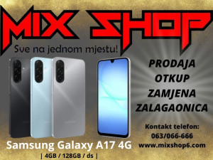 SAMSUNG GALAXY A17 4G 128GB *Novo*Garancija*Zamjena* A 17 4GB 4 G