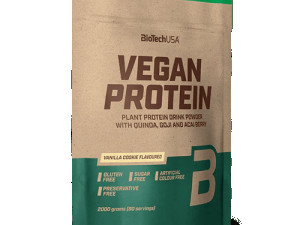 BIOTECHUSA VEGAN PROTEIN 500g - VANILLA/KEKS