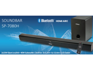 VIVAX Bluetooth soundbar SP-7080H, 70W RMS