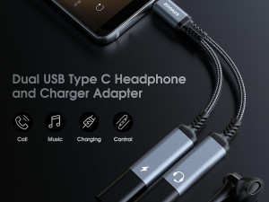 USB C Type C Splitter Spliter razdjeljnik AUX