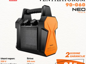 NEO TOOLS Električna Grijalica Sa Ventilatorom 47477